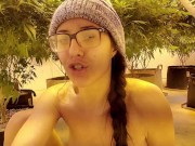 Preview 1 of Nude  Gardening with Freak77Show Grow Tips Episode 2 Lollipopping