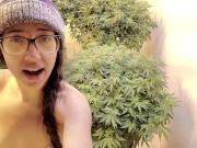 Preview 2 of Nude  Gardening with Freak77Show Grow Tips Episode 2 Lollipopping