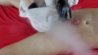 Discreet STraight guy DICK steaming Cock cleaning PENIS massage funny prank