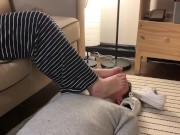 Preview 6 of Girlfriend makes me smell her feet after shopping in her smelly shoes