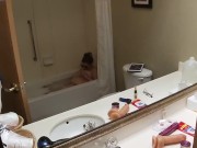 Preview 2 of Big tit mom has orgasm in bath