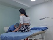 Preview 4 of I tease my doctor and he ends fucking me