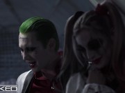 Preview 1 of Wicked - Harley Quinn Fucked By Joker & Batman