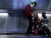 Preview 4 of Wicked - Harley Quinn Fucked By Joker & Batman