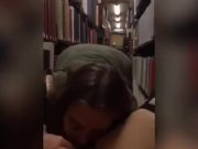 Preview 2 of College Public Library Lesbian Strapon