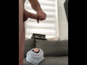 Preview 4 of Cumming hard and quick fucking room mates flesh light watching t girls cum