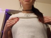 Preview 2 of Nipple clamps on hard titties