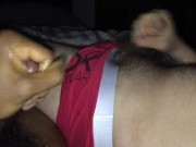 Preview 4 of Step-Dad Bets on Who Can Cum First