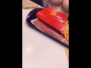 Preview 5 of Snapchat slut Simonilicious gets fingered by Tinder first date in public