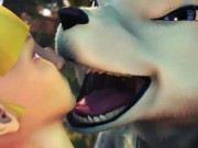 Preview 4 of Animelois Big furry  lady swallows a girl whole.mp4