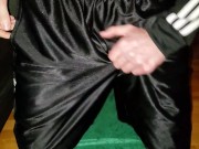 Preview 3 of I cum on my Adidas track pants