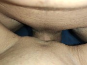 Preview 4 of Real amateur couple shaved pussy takes a good deep dick for a big cumshot !