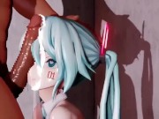 Preview 1 of hatsune miku really likes milk
