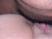 Preview 3 of BBC gave a  white phat juicy pussy a creampie