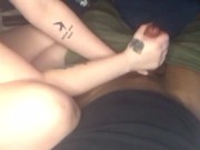 Preview 1 of Had Guy From Gym Come Over When BF was At Work Made Him Cum