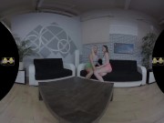 Preview 1 of VR Pissing Lesbians Get Naked And Wet