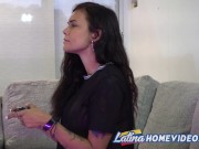 Preview 2 of Colombian Gamer Girl Strips While Playing For Masturbation