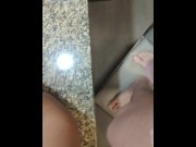 Preview 2 of Soaking her tits and pussy in piss