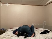 Preview 1 of Wife calls husband to say she's running late and boyfriend comes to fuck