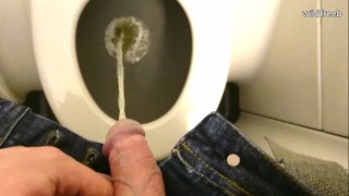 Pissing in airplane cabin during long flight
