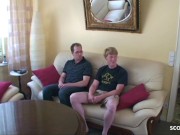 Preview 1 of German Mom Teach Monster Cock Step Son and Friend to Fuck