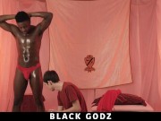 Preview 2 of Black Godz - Interracial Bareback With Cute Twink