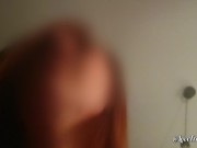 Preview 1 of POV | Big tits redhead female orgasms and little squirt | Lovefromspain
