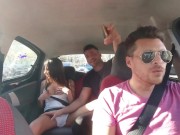 Preview 3 of Teniendo sexo con una bonita latina en el Uber
