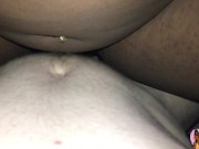 Preview 5 of Big White Cock Creampies My Black Pussy || TabbyKtty