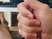 Preview 5 of Baby Suck that Fukin Dick, Loud Moaning Guy Cumshot