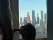 Preview 1 of Perfect BlowJob in Moscow City Due Coronavirus LockDown (Quarantine)