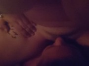 Preview 1 of Girlfriend moans while riding my face with her dripping wet pussy