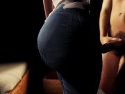 Preview 2 of Does This Blowjob Make My Ass Look Big? Beautiful Big Booty Teen Grows Huge