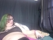 Preview 3 of Trans Girl Licks Pizza Like She'll Lick Your Fat Cock