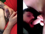 Preview 3 of 4skin compilation - playing with my boyfriend's delicious foreskin