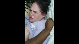 Amateur cuckhold slutwife lets me video her taking huge BBC