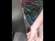 Preview 4 of public toilet jerk and wank with a hot guy! huge dick!