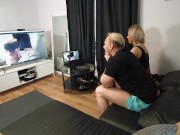 Preview 3 of Amateur Skype Corona party with friends. Kate Truu & June Liu