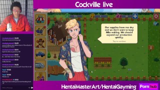 (Gay) Cock on the cob! Cockville #1 W/HentaiGayming