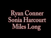 Preview 1 of Tattooed Sonia Harcourt & Ryan Conner Suck Miles Long's Cock