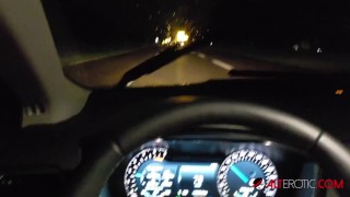 Jay Jay Ink sucks Sascha while he drives