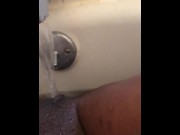 Preview 3 of No hand Masturbation with bath Faucet ;)