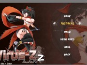 Preview 2 of Virus ZZ [Cute Couple Gaming] EP.1 Ninja girl's pussy licked by monster