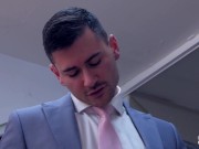 Preview 5 of Klein Kerr FUCK Lukas Daken TO WIN THE COMPETITION AT THE OFFICE