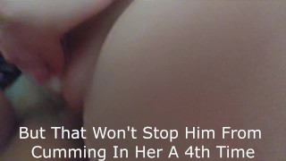 I let my step-brother cum in me my boyfriend wont impregnate my teen pussy i'm not little breeding