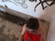 Preview 4 of ParrotGirl - Celebrating 1 Million views fucking in abandoned building