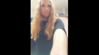 Sexy Girl Fucks Her Asshole Blonde Sissy Slut 