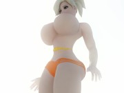 Preview 4 of Mercy's mega holiday (giantess growth)