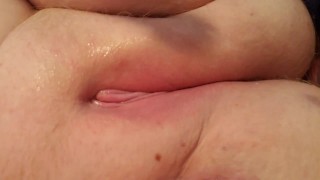 BBW toys fat CREAMY pussy 