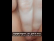 Preview 5 of Hot Slut step sister gets lonely during quarantine and Snapchat sexts me